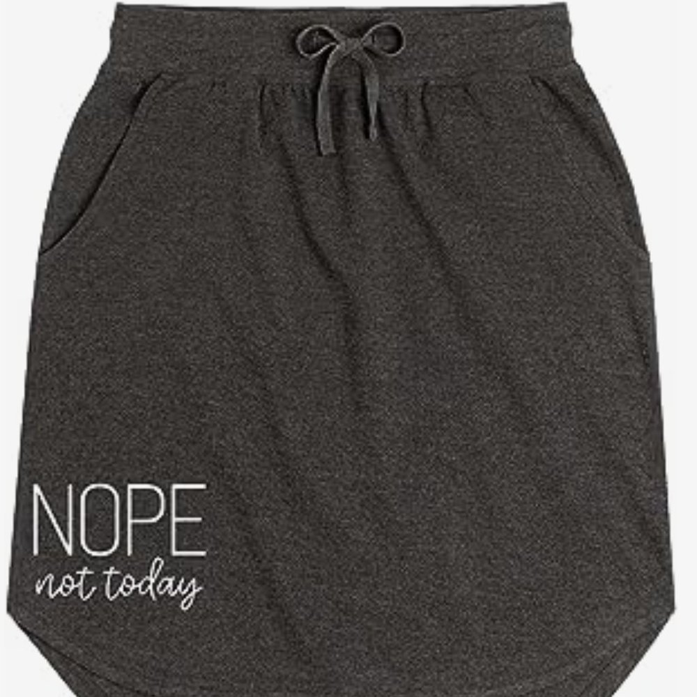 Nope Not Today Large Skirt Live Quick Show Listing ONLY